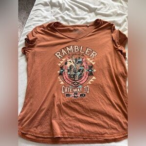 Rambler Graphic Tee - Orange